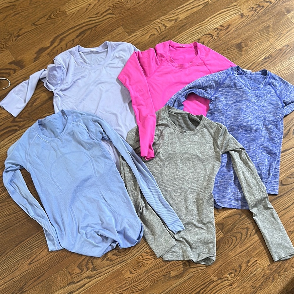 lululemon athletica Swiftly Log Sleeve tops